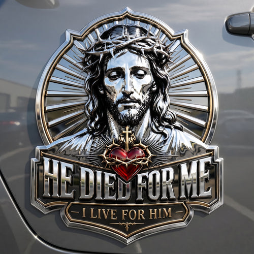 📢📢LAST DAY SALE 50% OFF ✝️ He Died For Me Emblem