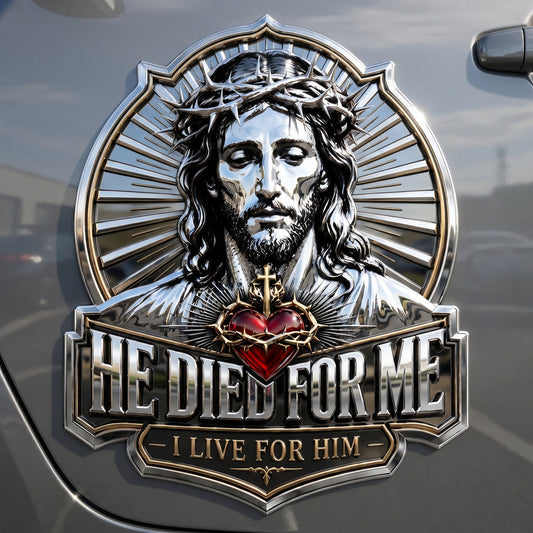 📢📢LAST DAY SALE 50% OFF ✝️ He Died For Me Emblem