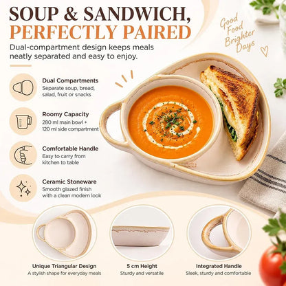 🍲Hot Sale 49%Off🔥Cosy Up with Rustic Ceramic Soup & Toasty Bowls ✨（BUY 2 FREE SHIPPING）