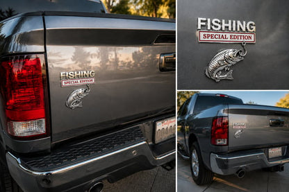 🔥LAST DAY 49% OFF- 🎣 Fishing Special Edition™ Premium 3D Metal Vehicle Emblem Badge