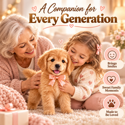 🎄45% OFF🐕🐾 Golden Buddy Realistic Robot Golden Retriever Puppy