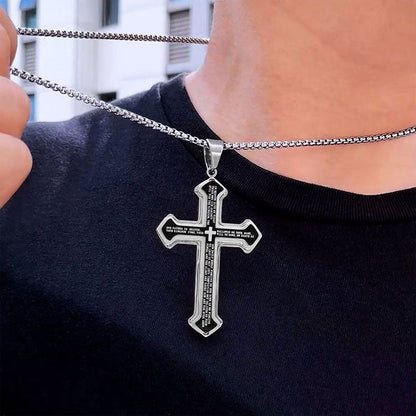 📢📢LAST DAY SALE 50% OFF✝️ "The Lord's Prayer" Cross Necklace -- Unisex