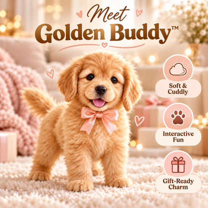 🎄45% OFF🐕🐾 Golden Buddy Realistic Robot Golden Retriever Puppy