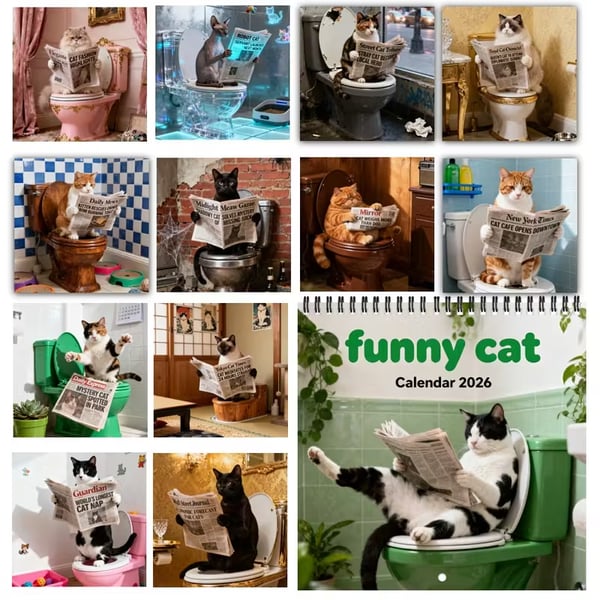 2026 Funny Cat Calendar