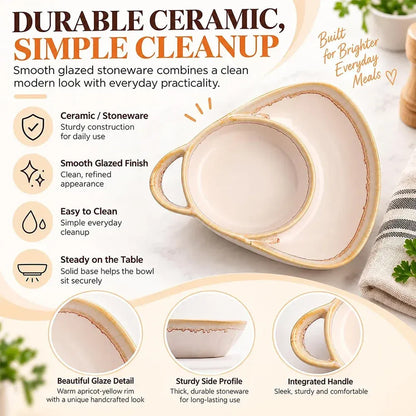 🍲Hot Sale 49%Off🔥Cosy Up with Rustic Ceramic Soup & Toasty Bowls ✨（BUY 2 FREE SHIPPING）