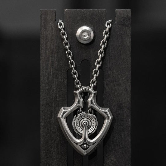🔥LAST DAY 59% OFF - Handmade Shuttle Mechanical Gear Pendant Necklace