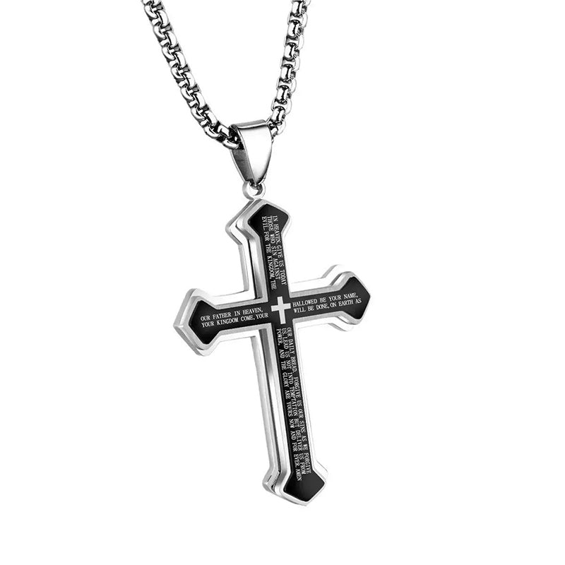 📢📢LAST DAY SALE 50% OFF✝️ "The Lord's Prayer" Cross Necklace -- Unisex